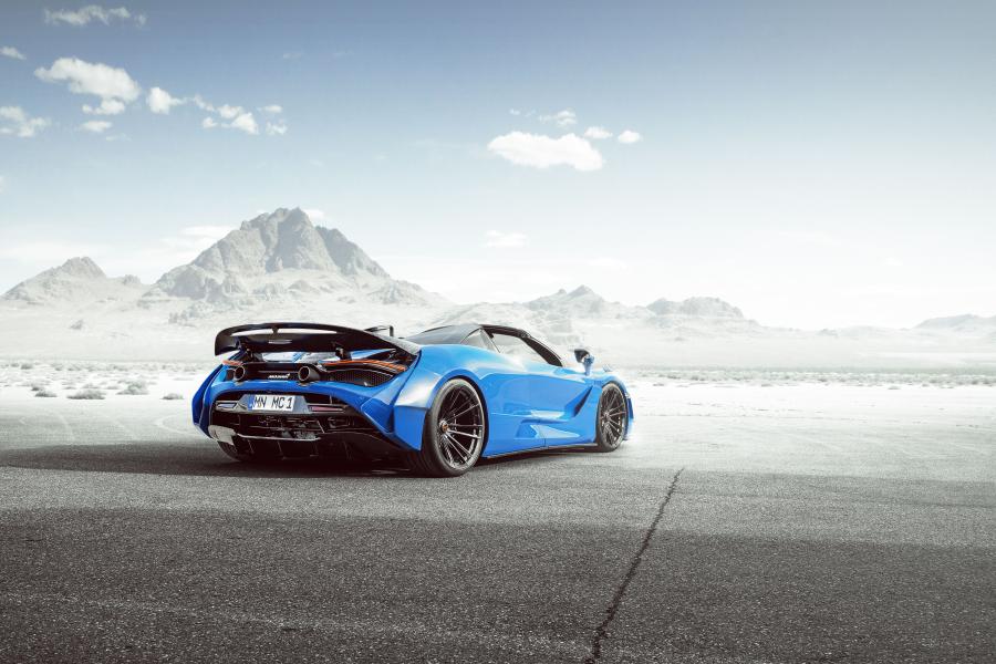  McLaren 720S Spider Spectacular N-Largo by Novitec Rosso on Vossen Wheels (MC2) 2020 года  (фото 7 из 15)